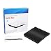 External CD/DVD Drive, USB 3.0 Portable DVD CD+/-RW Drive Slim DVD/CD ROM Rewriter Burner Writer, High Speed Data Transfer Pro Laptop/Desktop Windows/Vista/7/8/10, Mac OSX and Linux (Black)