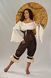 Dress Like a Pirate Women's Wench Renaissance Steampunk Cotton Bloomers