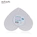 Mont Marte Canvas Panel Heart Shape 24 pcs 6.2x5 Inches, Great Choice for Kids Drawing and Home Decor & Exhibition Display