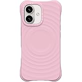 CASETiFY Ripple Case for iPhone 16 [Silicone / 6.6 ft. 2X Military Grade Drop Protection/Compatible with Magsafe] - Primrose Pink