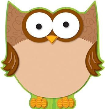 Amazon Com Carson Dellosa Owl Two Sided Decoration 188019