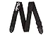 Fender Logo Guitar Strap, Guitar Accessories, 2in, Black with Gray Logo