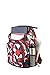 FUEL Top Load Sport Unisex Hiking Camping Carry On Luggage Backpack Bag, for Work, Outdoors, Gym, Red Geo