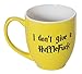 I Don't Give A HuffleFuck - 15oz Bistro Deluxe Double-Sided Coffee Tea Mug (HuffleFuck)