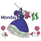 Threadart Machine Embroidery Designs - Tea Towels Days - USB Stick | USB Stick filled with machine embroidery designs in all popular formats including PES, VP3, DST, EXP, etc.