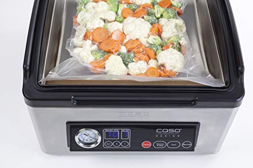 CASO VacuChef 70 - Kammervakuumierer aus Edelstahl, starke Vakuumpumpe 70 Liter/Minute, doppelte Schweißnaht… – Bild 6