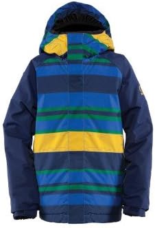 Bonfire All Star Ski Snowboard Jacket True Blue Govy Print Youth Sz M