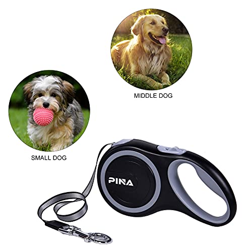 PINA Upgraded Retractable Dog Leash, Strong Anti-bite Nylon Tape,Heavy Duty Pet Walking Leash with Anti-Slip Handle,One… - Image 7