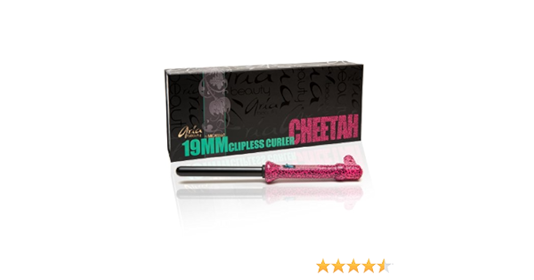 Aria Beauty 19mm - Rizador para el pelo, color rosa leopardo : Amazon.es:  Belleza