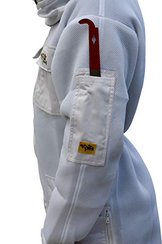 OZ ARMOUR Beekeeping Suit Ventilated Air Mesh with Fencing & Round Brim Hat (8X-Large)
