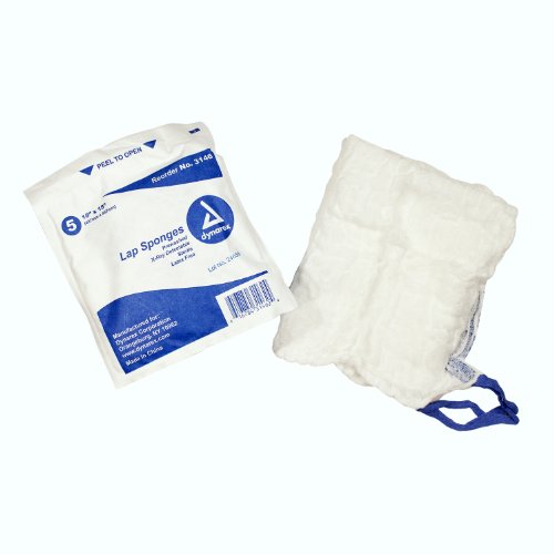 Lap Sponges Sterile, Pre-Washed - 12