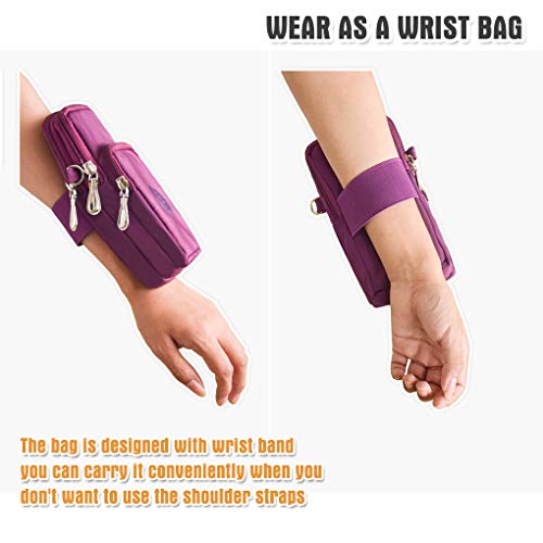 WITERY Waterproof Nylon Cute Crossbody Cell Phone Purse Smartphone Wallet Bag for Women - Thumbnail 6