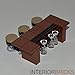 LEGO Furniture: Bar With Stools Brown Bar, with 3 Stools and Glasses