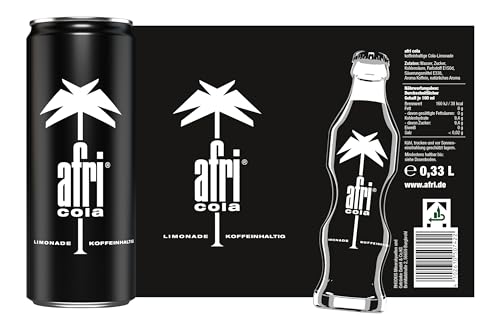 afri cola - erfrischende Cola mit einzigartigem afri-Geschmack - koffeinhaltig - in der praktischen Getränkedose, EINWEG (24 x 330 ml) 6