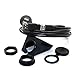 USB Flush Mount Cable – Rerii 2 Meter 6ft 2 USB Extension Flush, Dash, Panel Mount Cable, for Car, Boat, Motorcycle and More
