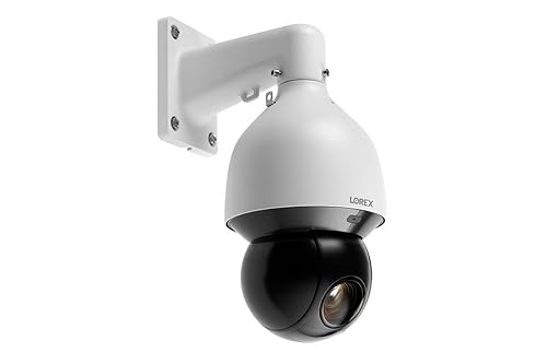 Lorex Indoor/Outdoor 4K Pan Tilt Metal Dome Security Camera, Add