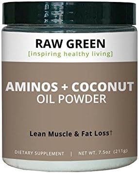 Raw Green Organics Coconut Oil Powder + Aminos