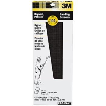 3M 99440 Pro-Pak Drywall Sanding Screens 100-Grit, 10-Pack