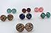 Druzy Stud Earrings, in rose gold, Gold or Silver