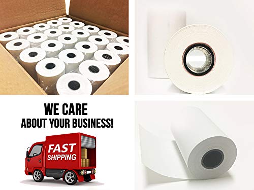 ACYPAPER, 2 1/4" x 50' Thermal Paper, Verifone Vx520 Ingenico ICT220 ICT250 FD400 (10 Rolls)