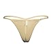 Cotton Whisper Women's Sexy Cotton G-String V-String Panties 4 Pack