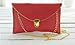 Gaorui Women lady Envelope Clutch Shoulder Chain Evening Handbag Tote Bag Purse_White