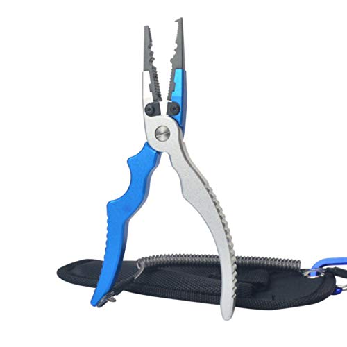 HJCE Angelzange Aus Aluminiumlegierung Geteilt, Ringschneider Angelhalter, Mit Scheide Und Einziehbarem Kombi… – Bild 6