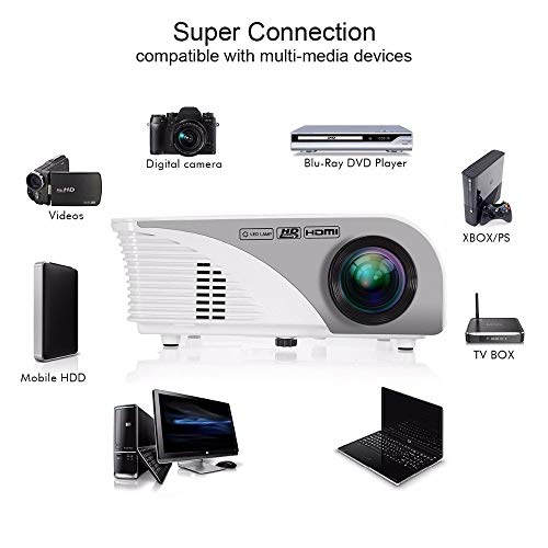 Proyector-portatil-Unicview-SG100-soporta-hasta-FULLHD-con-TV-TDT-de-Alta-definicin-USB-con-decodificacin-Dolby-AC3-HDMI-VGA-lmpara-de-50000-Horas