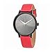 Nixon Women's A1081394 Kensington Black Stainless Steel Watch with Bright Pink Leather Band