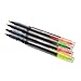 4 PCS Highlighter Pens, Double-headed Multifunctional Pen included Roller Ball Pen and Highlighter 4 Colors