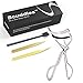 EyeLash Curler Lash Tweezer - With Refill Eye Pads No Pinching Just Dramatically Curled Eyelashes & Lash Line in Seconds. Get Gorgeous Eye Lashes Now!, Free Tweezers and Eye Brow Brush