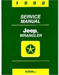 Amazon.com: 1998 Jeep Wrangler Shop Service Repair Manual Book Engine