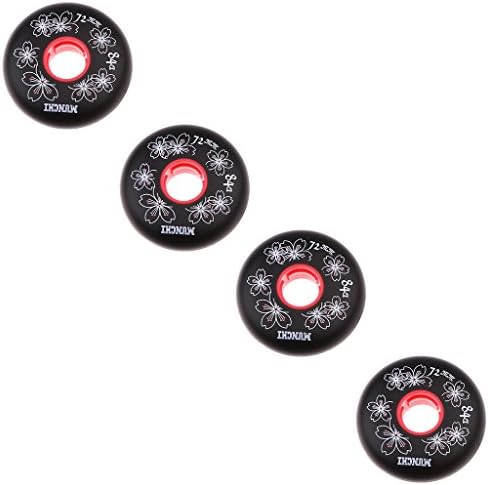 Tachiuwa 桜柄 スケート 70 Offアウトレット ホイール ローラー 耐摩耗性 全3色3サイズ 交換ホイール ホッケー 弾力性