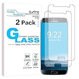 KATIN Galaxy S7 Screen Protector - [2-Pack] (Japan Tempered Glass) for Samsung Galaxy S7 Bubble Free, 9H Hardness, Easy to Install with Lifetime Replacement Warranty