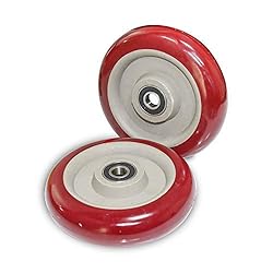 URBEST Push Cart Wheels, Heavy Duty 3 Inch PU