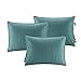 Comfort Spaces Kienna Soft Microfiber Solid Blush Stitched Pattern 5 Piece Quilt Daybed Bedding Sets, 75