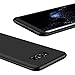 A Trading 3 in 1 Ultra-Thin PC Hard Case 360 Degree Protective for Galaxy S8 Plus (Black)