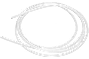 Hooshing Silicone Tubing 3mm ID x 4mm OD 10 Ft High Temp Food Grade Flexible Silicone Rubber Plastic Tubing Hose for Home Brewing Winemaking Pump Transfer
