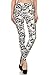 Printed Leggings Skulls and Florals (R505-PLUS)