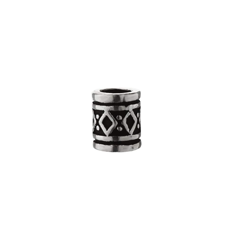NKlaus SET 2x hair jewellery beard bead FYRKAR Viking style 925 sterling silver 40545