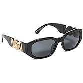 Versace Women's Medusa Biggie Sunglasses, Black, One Size