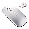 inphic Souris sans Fil Rechargeable, Mini Souris Optique sans Silence Click, Ultra Mince 1600 DPI pour Ordinateur…