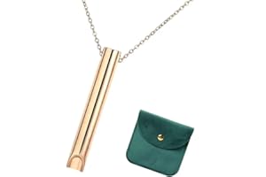 MEIMOUSE Anxiety Necklace-Breathing Necklace for Meditation,Mindfulness Tool for Breathwork,Meditation,Relaxing,Calm and Stress Reduction,Stress Relief Necklace,Stress Relief Gift for Men and Women