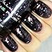 Showgirl Black and Fuchsia Pink Glitter Nail Polish - 0.5 Oz Full Sized Bottle