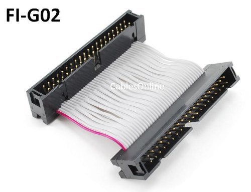 CablesOnline 2 inch 40-Pin IDE Male to Male Gender Changer Ribbon Cable (FI-G02)