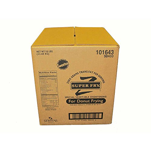 Stratas Foods Super Fry Zero Trans Fat Shortening, 50 Pound -- 1 each.