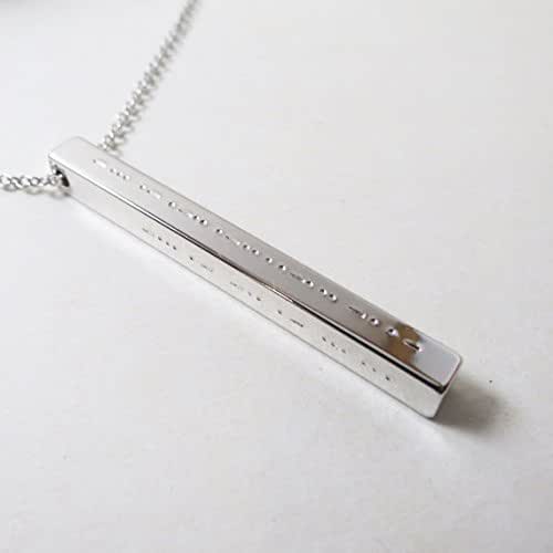 mother's vertical bar necklace