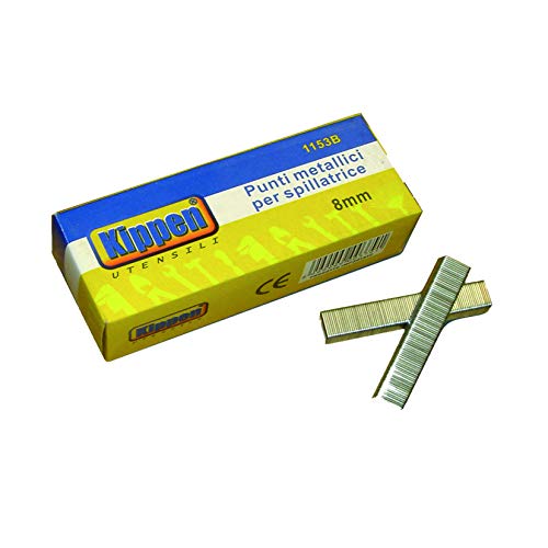 KIPPEN 1153A-Set of 5000 Metal Points 6 mm in Steel Wire