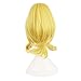 MapofBeauty 30 cm Wig 26 cm Ponytail Can Be Equipped With Hair Ornaments Cosplay Wigs (Yellow)