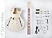The FretWire Singlecut Style DIY Electric Guitar Kit - DIY Build Your Own Guitar, Guitar Setup Kit, DIY guitar Kit for Beginners and Professionals (Semi Hollow)
